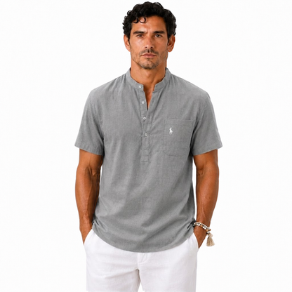 Buy 1 get 1 FREE | Linen Polo Shirt