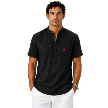 Buy 1 get 1 FREE | Linen Polo Shirt