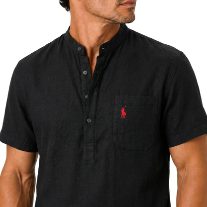 Buy 1 get 1 FREE | Linen Polo Shirt