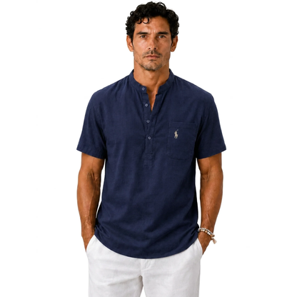 Buy 1 get 1 FREE | Linen Polo Shirt