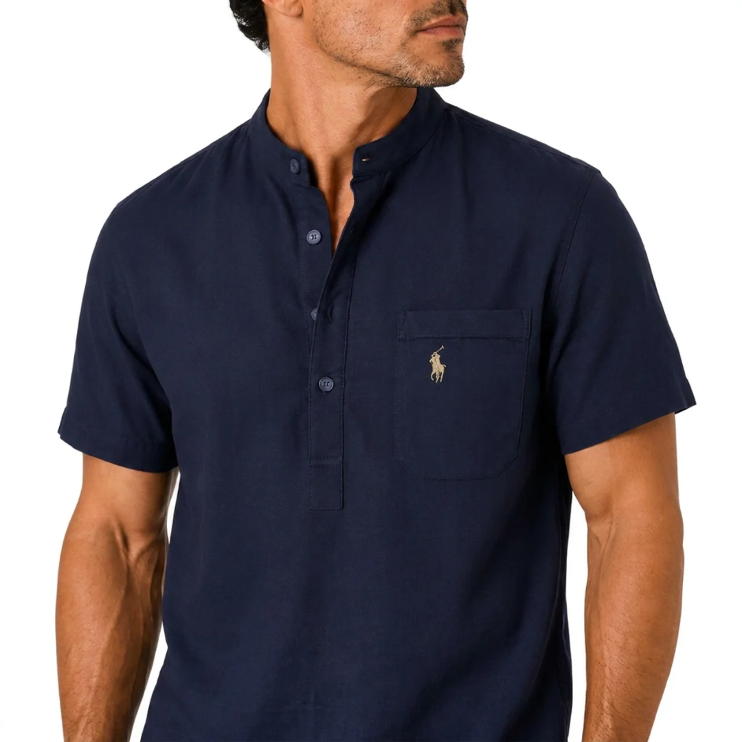 Buy 1 get 1 FREE | Linen Polo Shirt