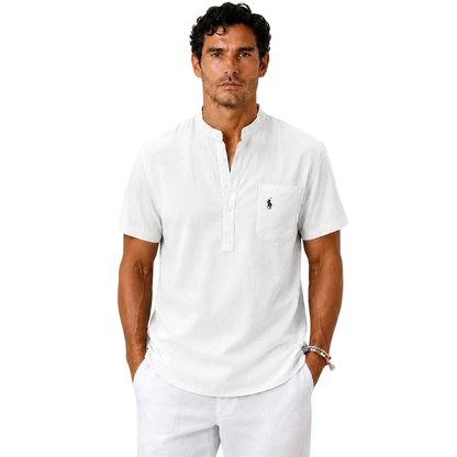 Buy 1 get 1 FREE | Linen Polo Shirt