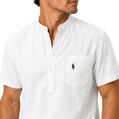 Buy 1 get 1 FREE | Linen Polo Shirt