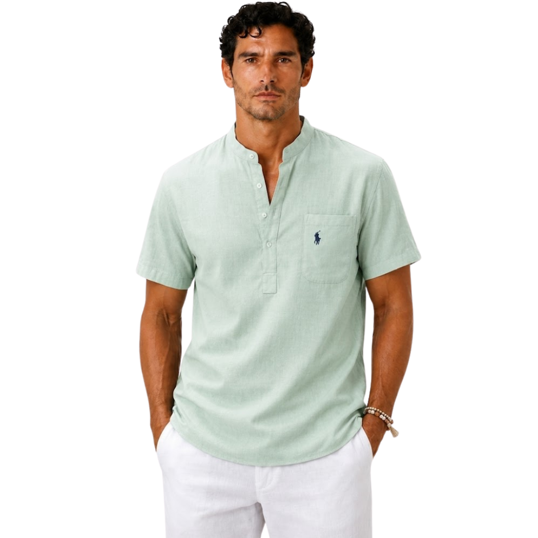 Buy 1 get 1 FREE | Linen Polo Shirt