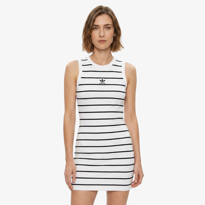 Striped Ribbed Mini Dress