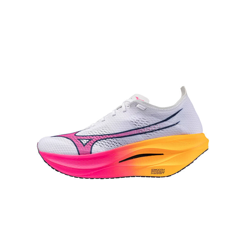 Mizuno Wave Rebellion Pro 3 White Tang Orange – Running Shoes