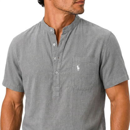 Buy 1 get 1 FREE | Linen Polo Shirt