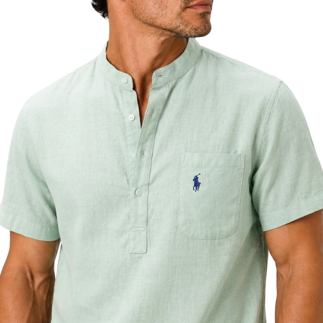 Buy 1 get 1 FREE | Linen Polo Shirt