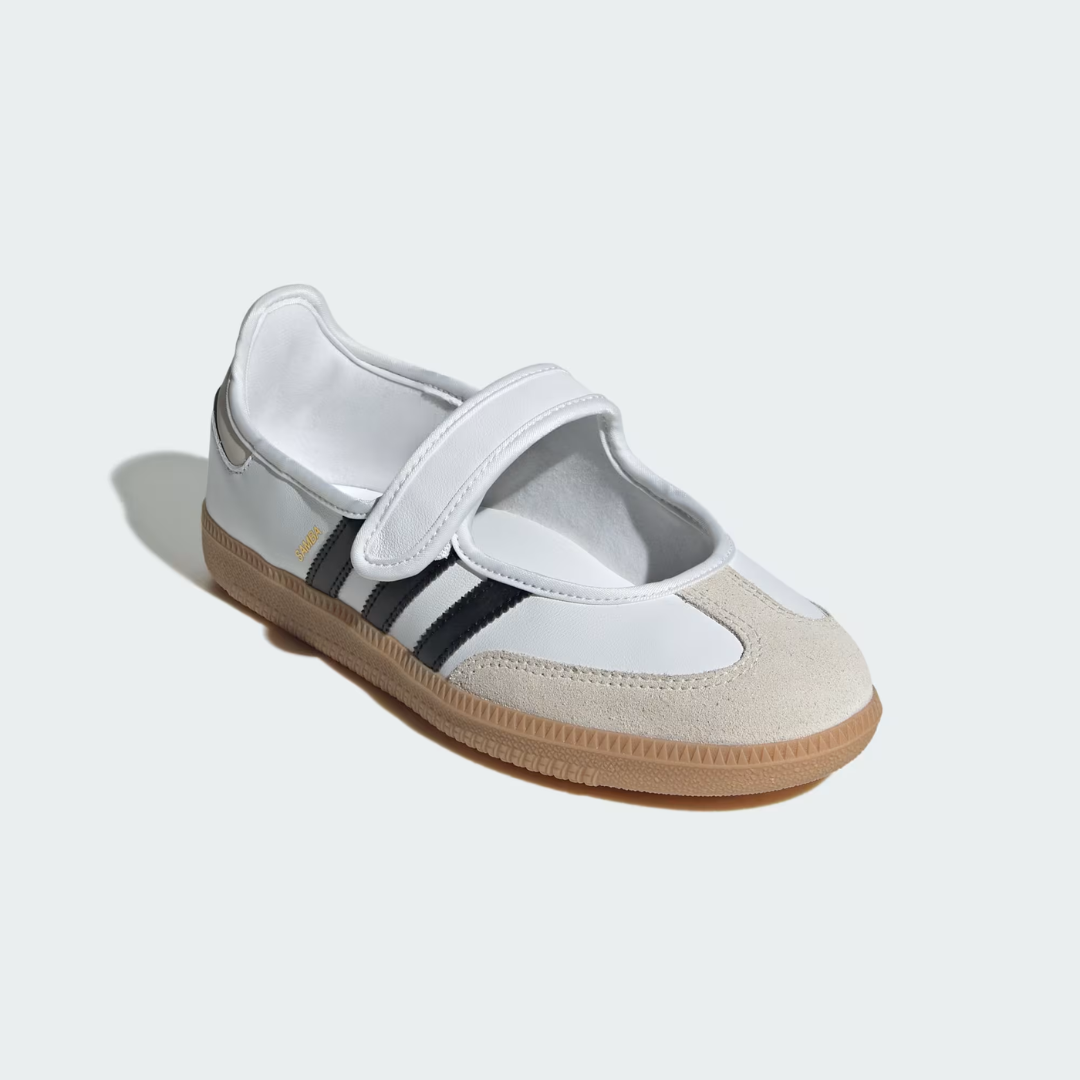 Adidas Samba Jane White Black Stripe – Sneakers
