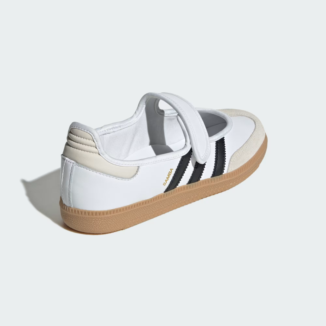 Adidas Samba Jane White Black Stripe – Sneakers