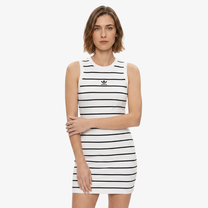 Striped Ribbed Mini Dress