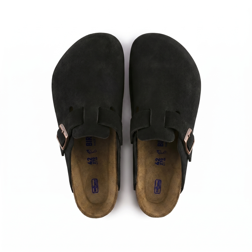 Birkenstock Boston Soft Suede Clog – Unisex Suede Clogs