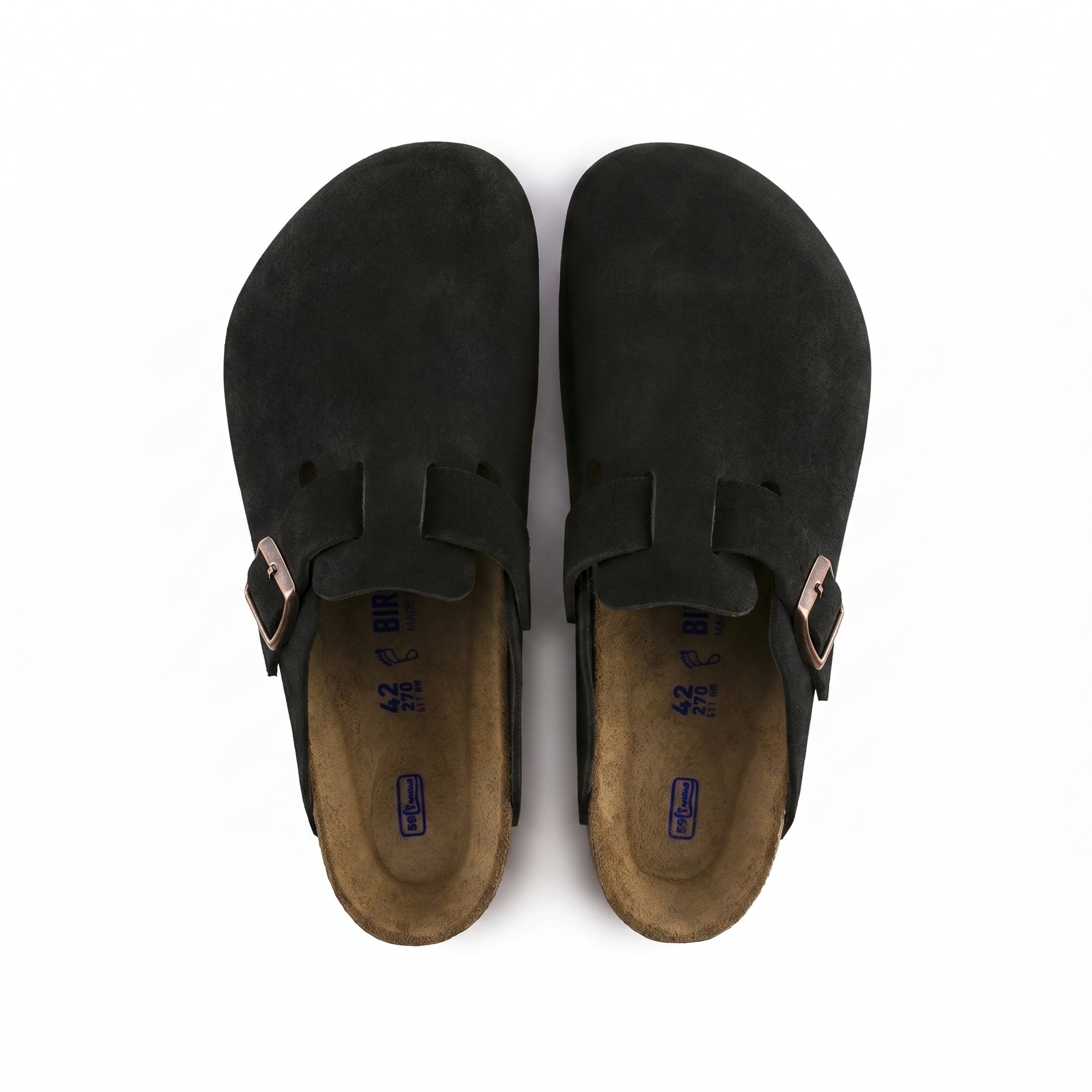 Birkenstock Boston Soft Suede Clog – Unisex Suede Clogs