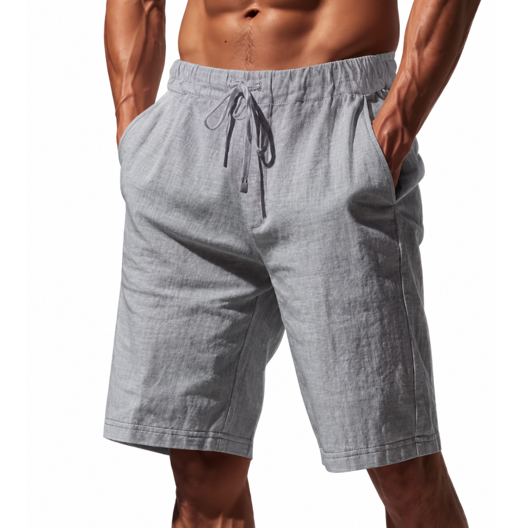 Coastal Ease Linen Shorts