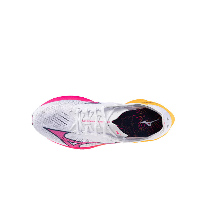 Mizuno Wave Rebellion Pro 3 White Tang Orange – Running Shoes