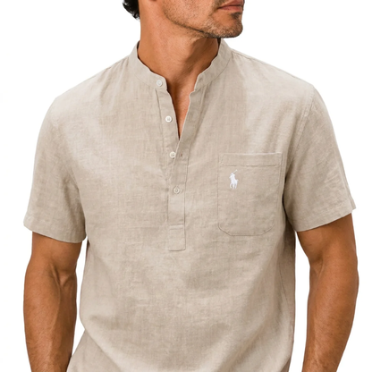 Buy 1 get 1 FREE | Linen Polo Shirt