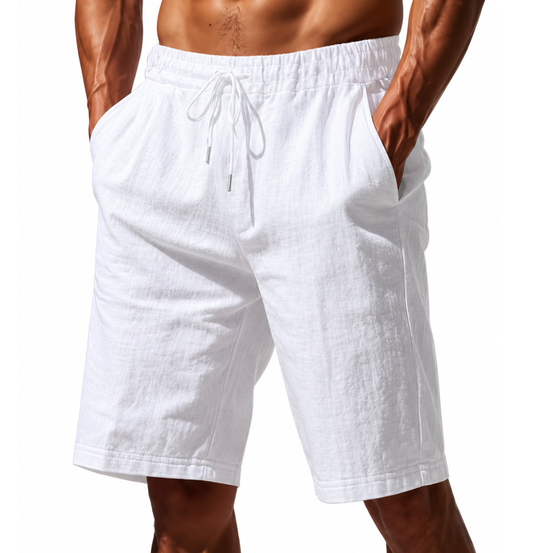 Coastal Ease Linen Shorts