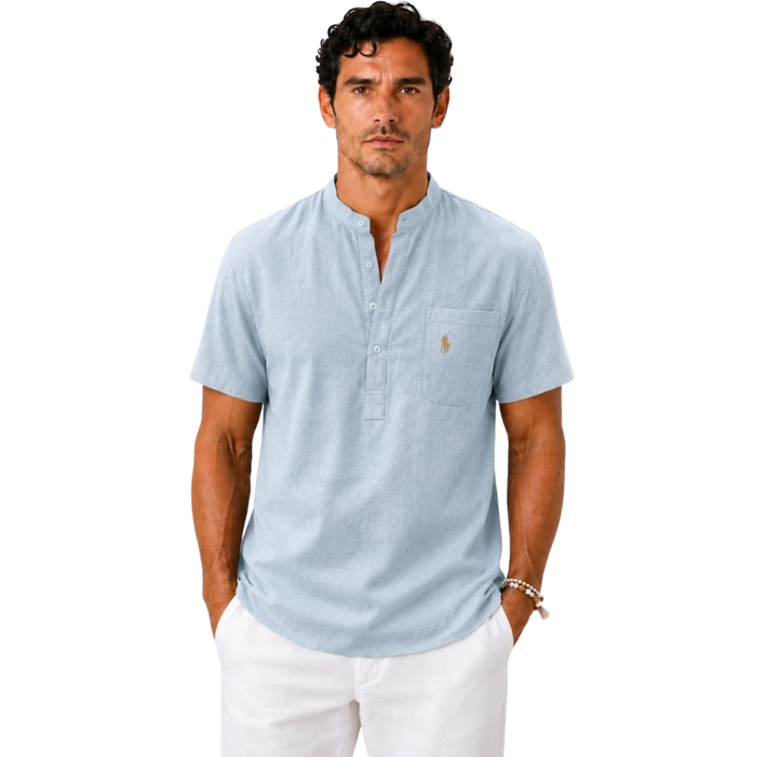 Buy 1 get 1 FREE | Linen Polo Shirt
