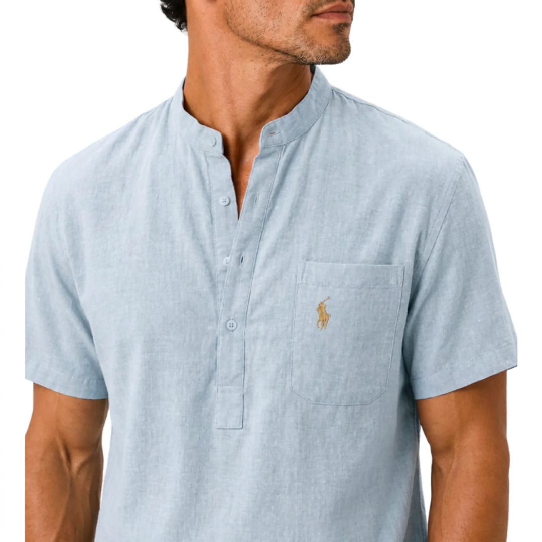 Buy 1 get 1 FREE | Linen Polo Shirt