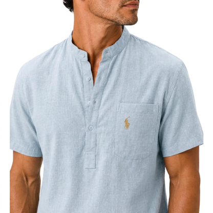 Buy 1 get 1 FREE | Linen Polo Shirt
