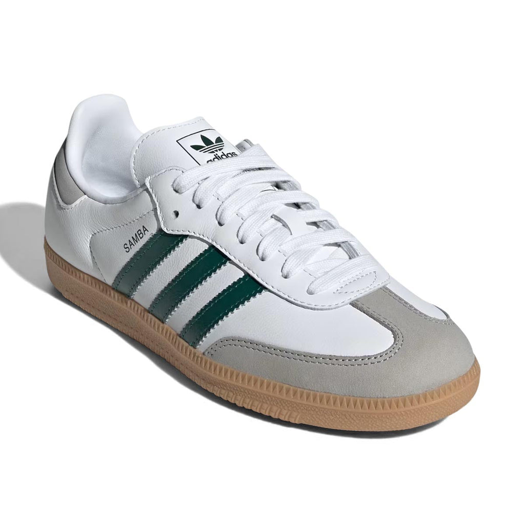 Adidas Samba OG White Collegiate Green Gum – Sneakers