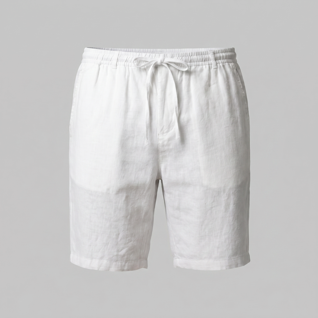 Men's Linen Drawstring Shorts
