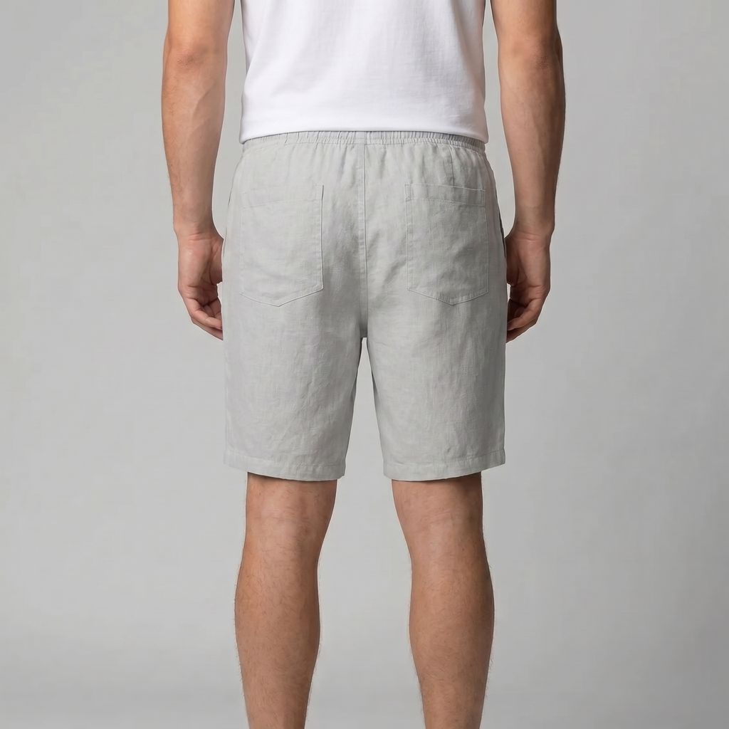 Men's Linen Drawstring Shorts