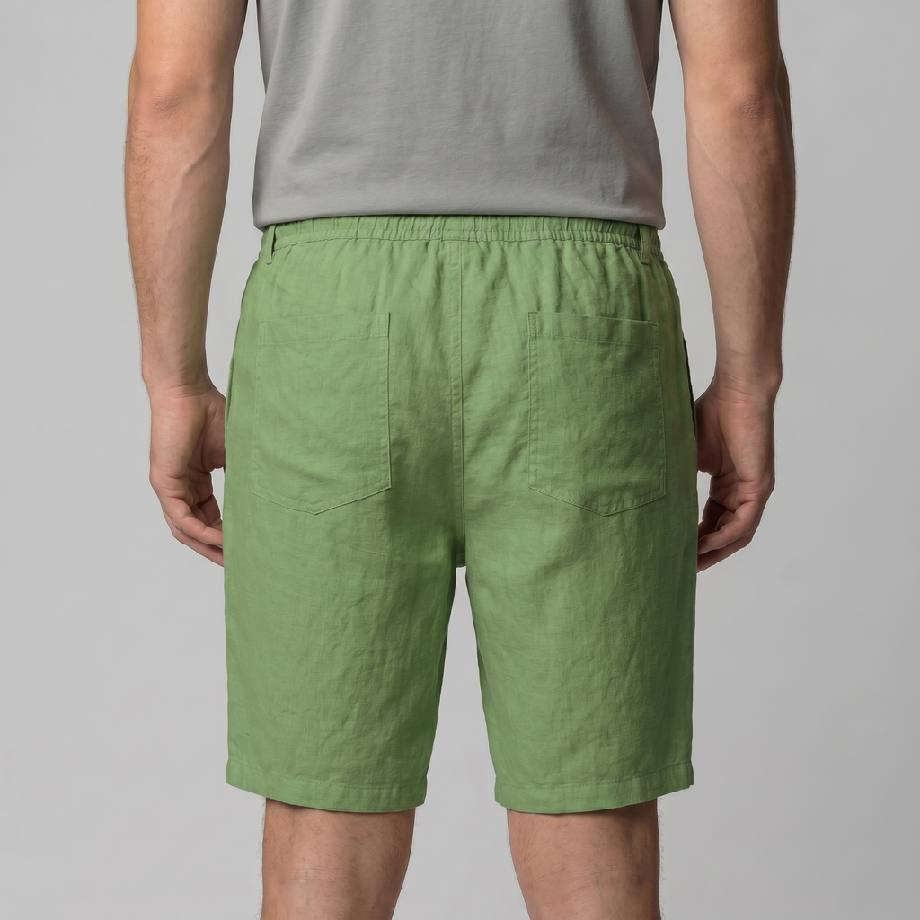 Men's Linen Drawstring Shorts