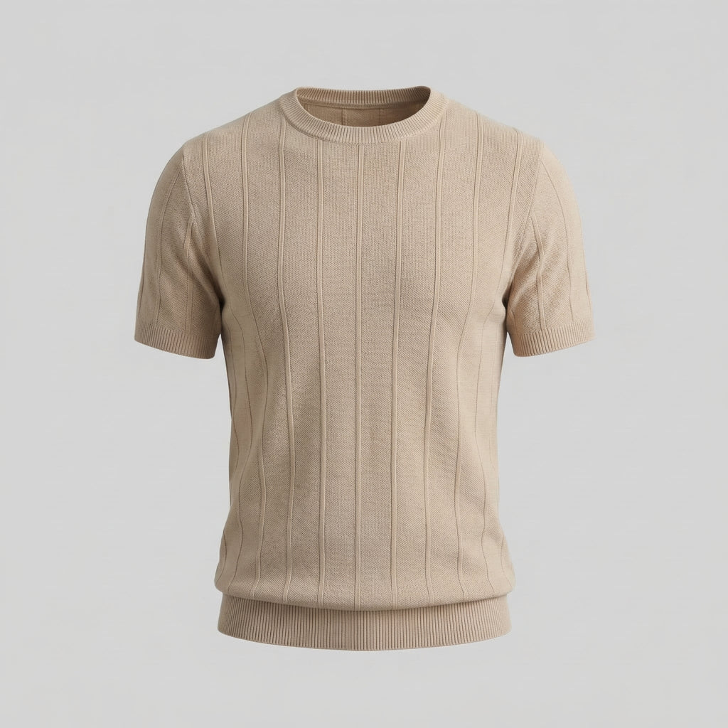Men's Rib Knit T-Shirt