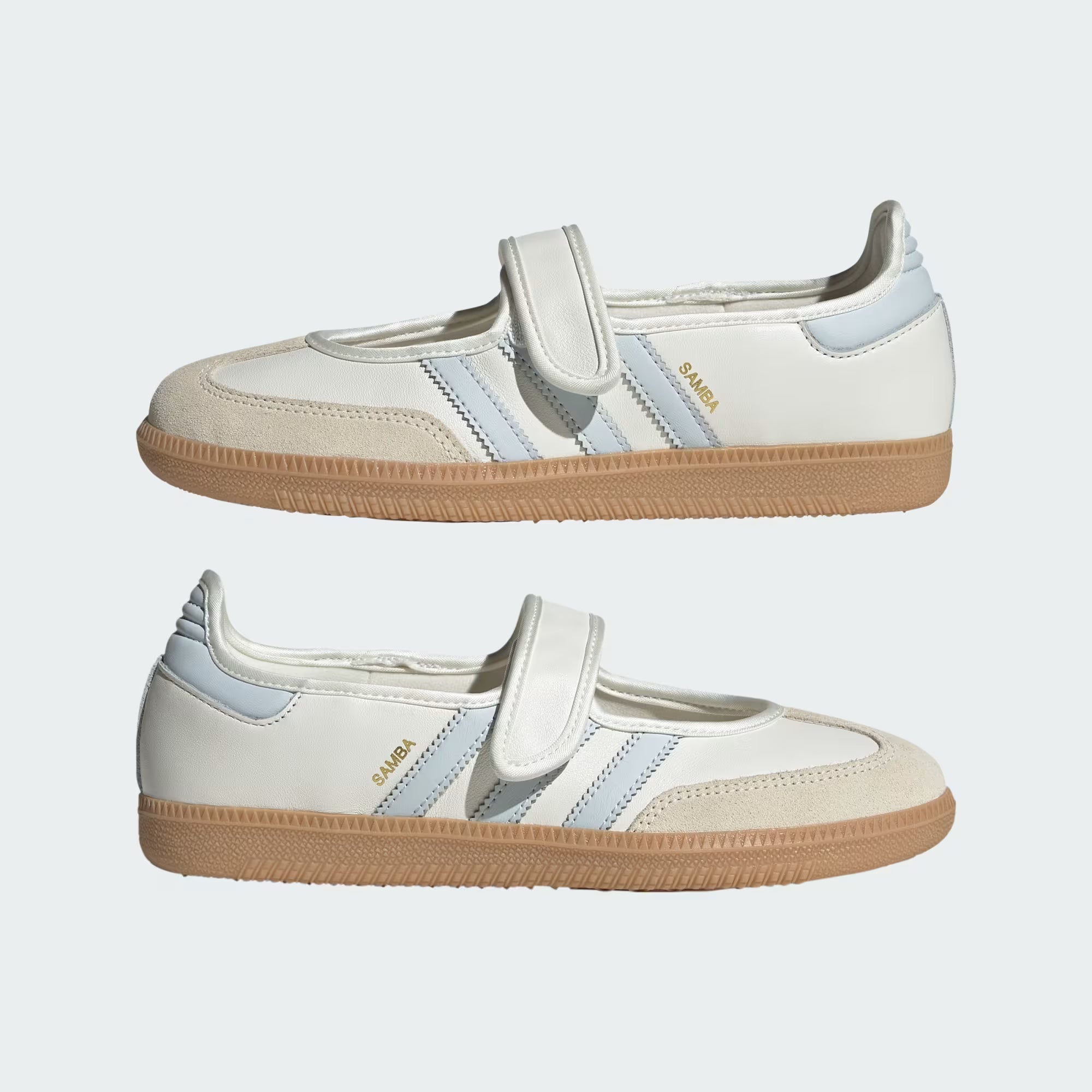 Adidas Samba Jane White Gum Halo Blue – Sneakers