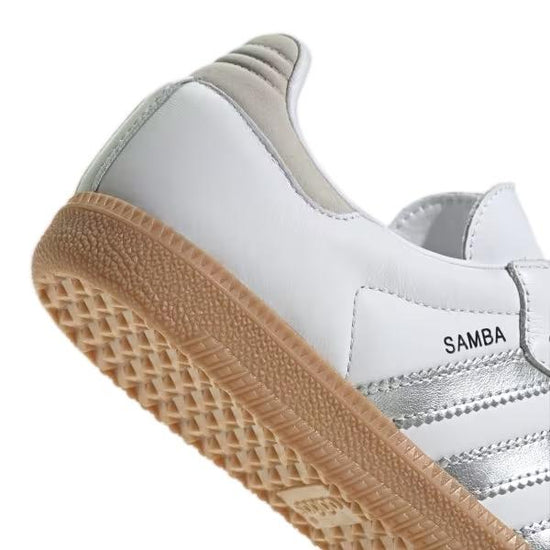 Adidas Samba OG White Silver Metallic Grey – Sneakers