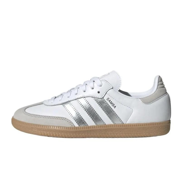 Adidas Samba OG White Silver Metallic Grey – Sneakers