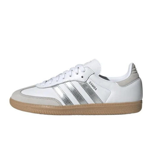 Adidas Samba OG White Silver Metallic Grey – Sneakers